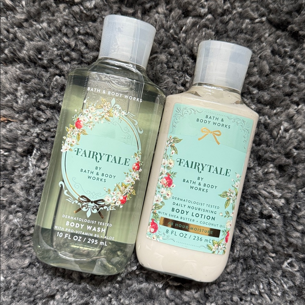 Bath & Body Works Fairytale Body Wash & Body Lotion Full Size Set of 2